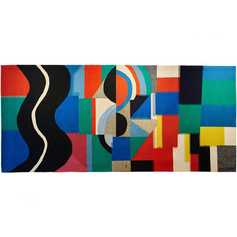 Serpent Noir Tapestry Sonia Delaunay