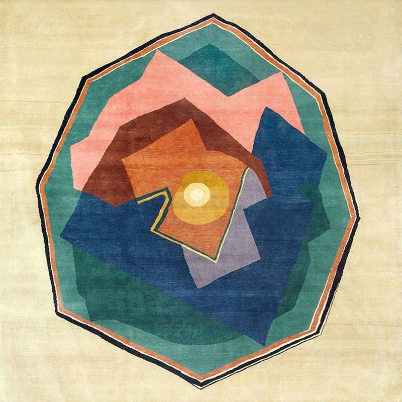 Albert Gleizes Composition octogonale rug