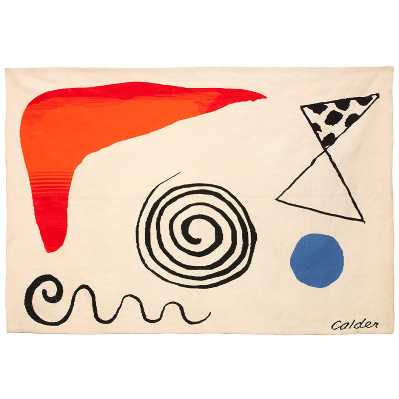Alexander Calder Spiral Tapestry