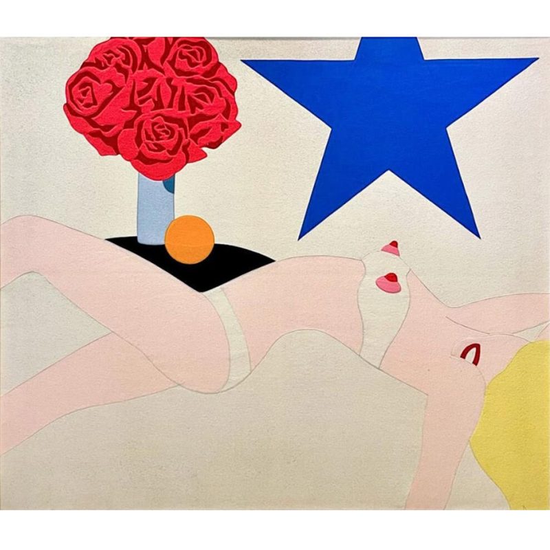Tom Wesselmann Nude Banner Tapestry