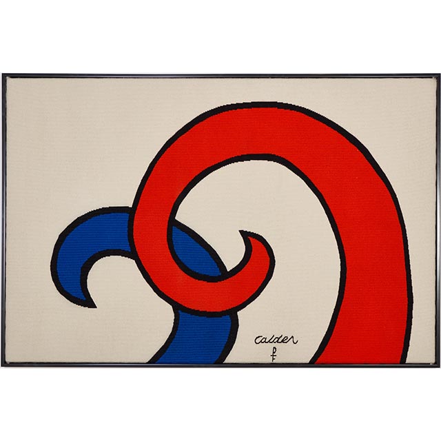 Alexander Calder "Waves" Tapestry