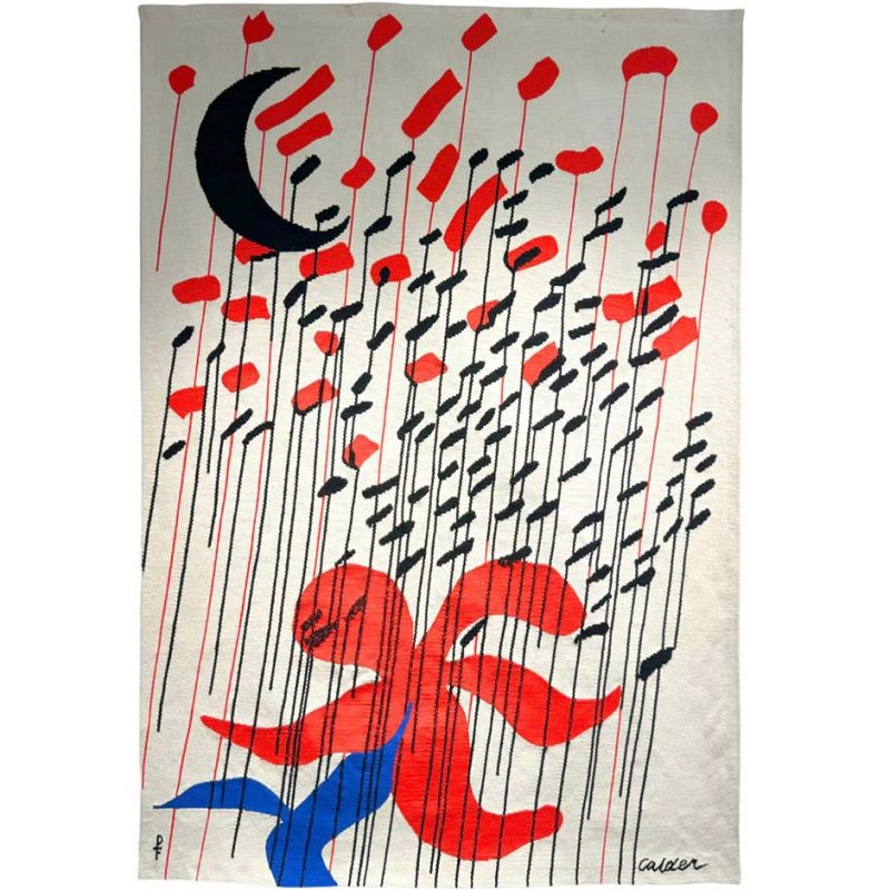Alexander Calder Lines Of Flow Tapestry