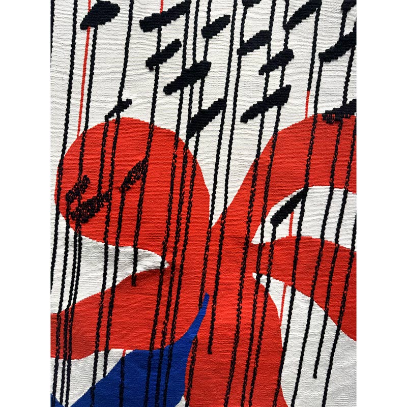 Alexander Calder Lines Of Flow Tapestry