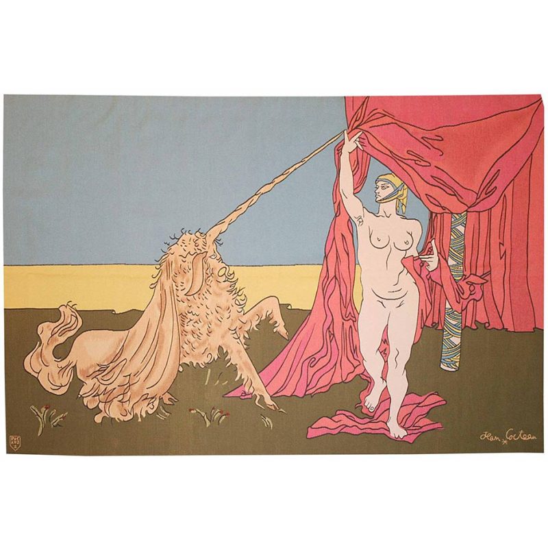 Jean Cocteau La licorne Tapestry