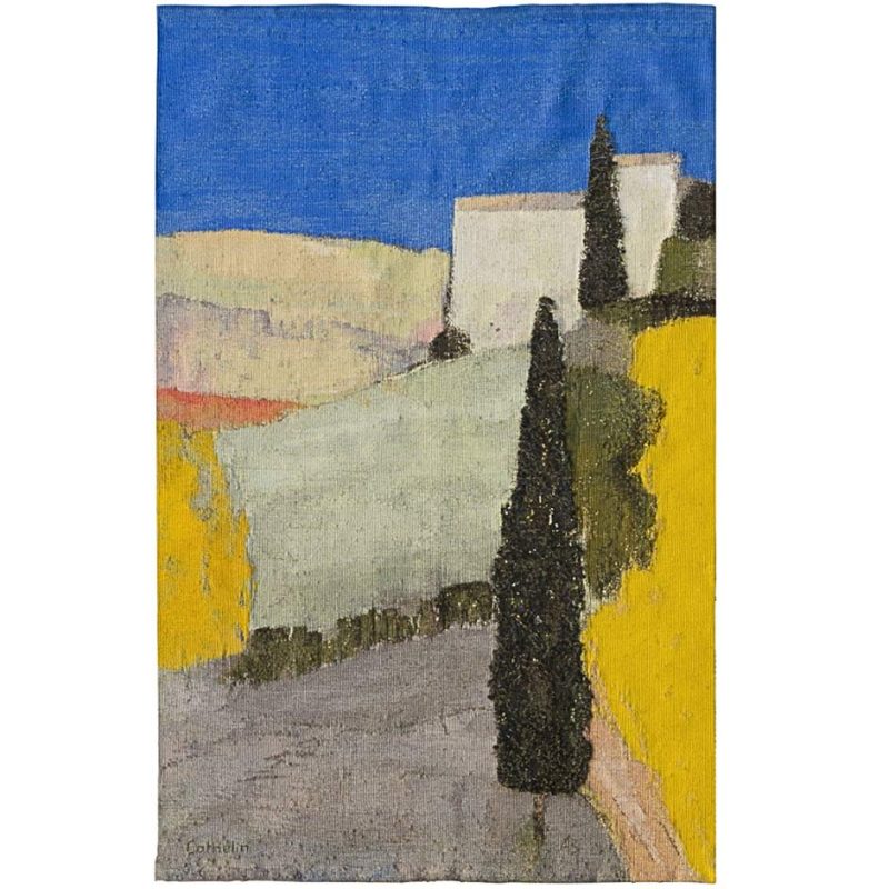 cathelin Paysage de toscane Tapestry