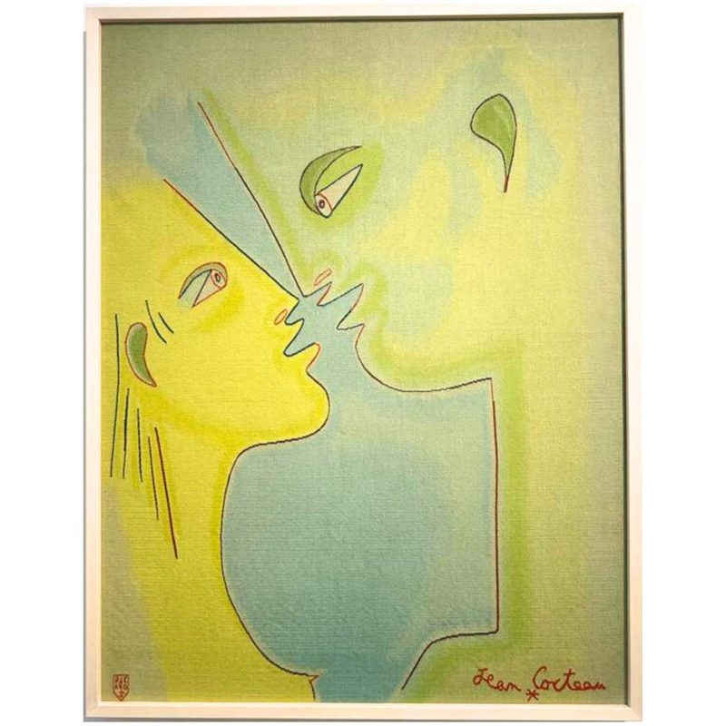 Jean Cocteau Double Visage Tapestry