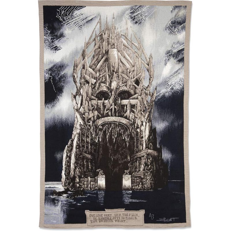 Philippe Druillet "L’île des morts" Tapestry