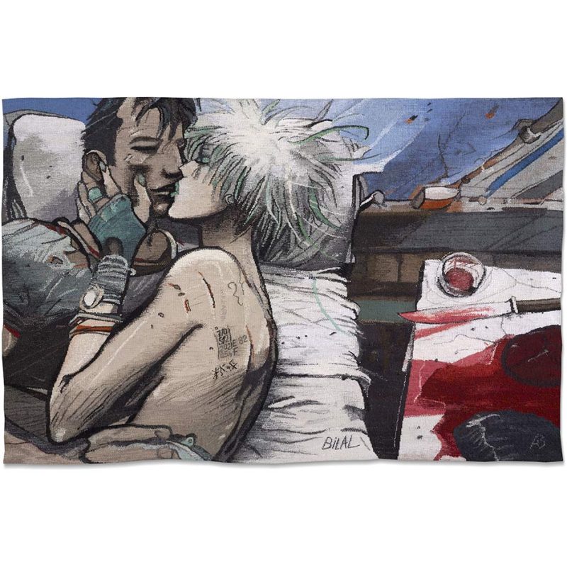Enki Bilal "Sashimi love" Tapestry
