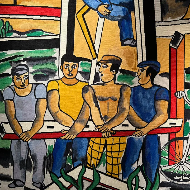 Les constructeurs — Fernand Léger Tapestry
