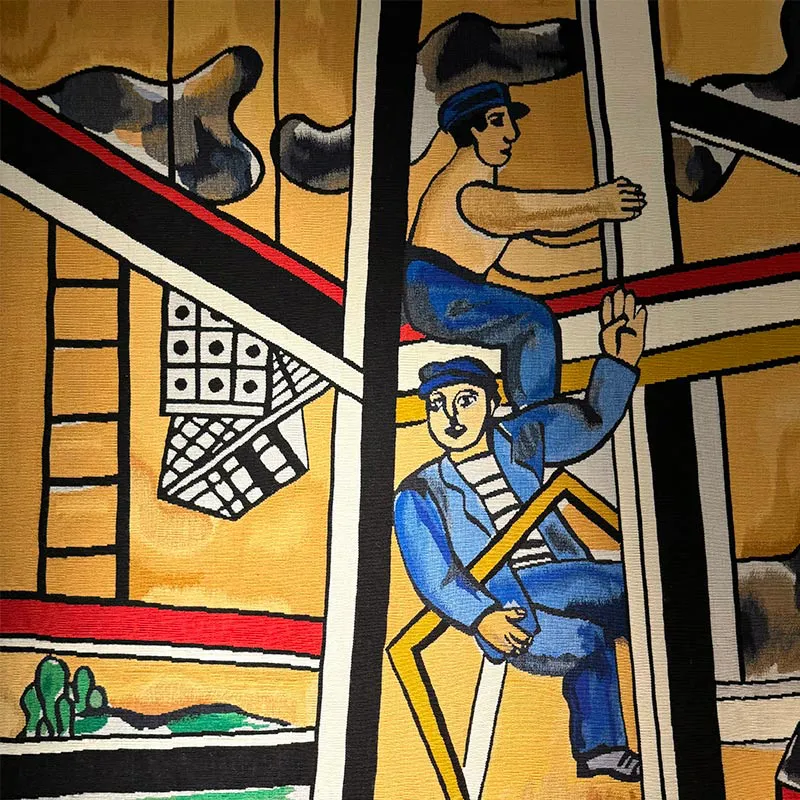 Les constructeurs — Fernand Léger Tapestry