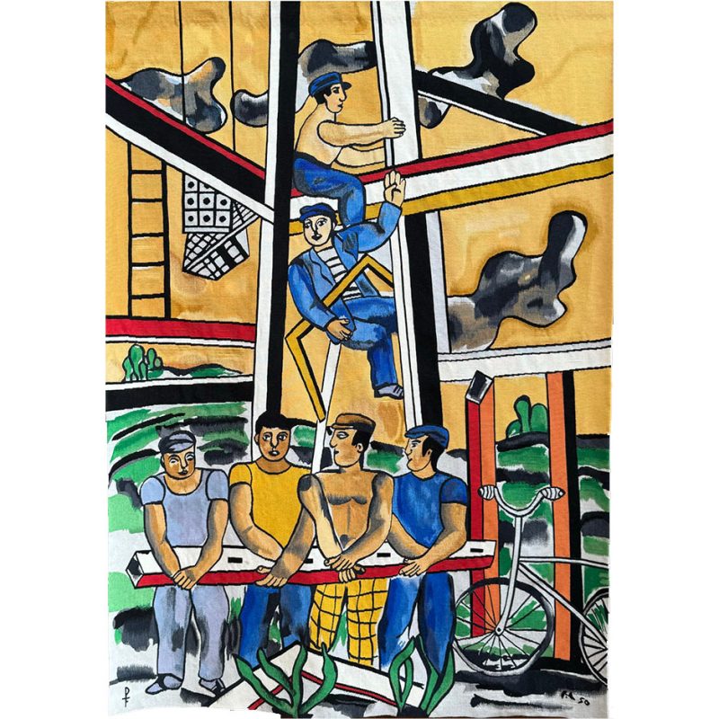 Fernand Léger "Les constructeurs" Tapestry