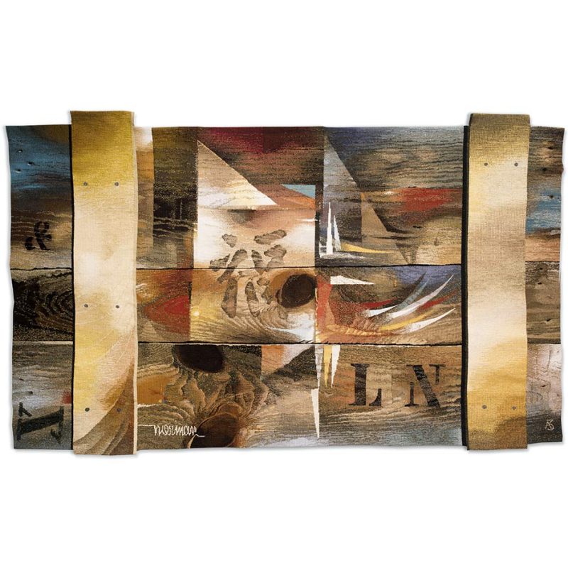 Leonardo Nierman "Viaje" Tapestry