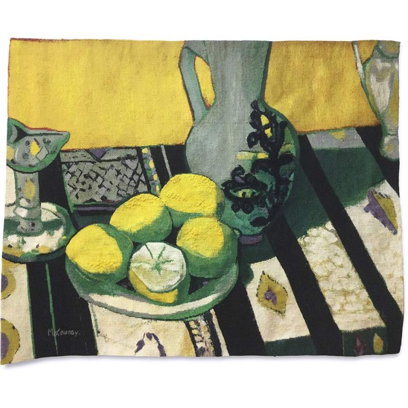 Michel Launay "Les citrons au vase Morave" Tapestry