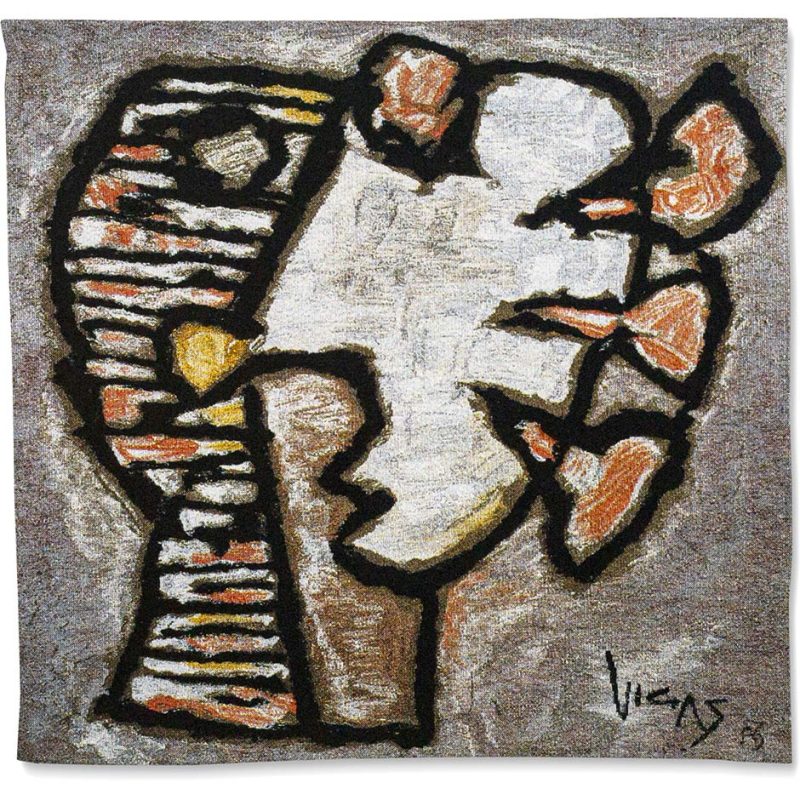 Oswaldo Vigas "Grosse Tête" Tapestry