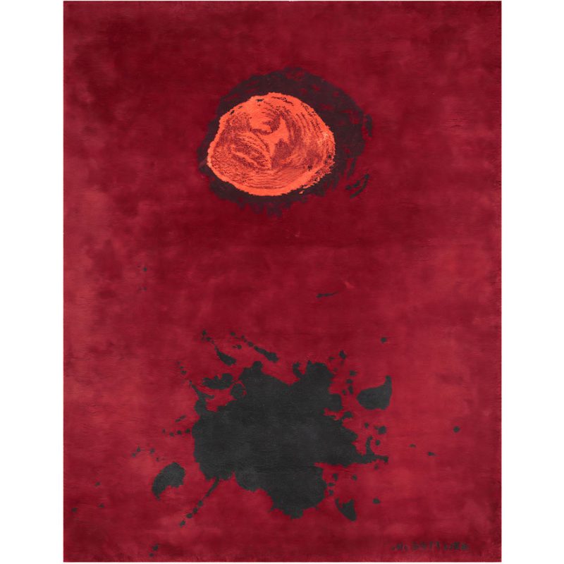 Adolph Gottlieb "Burst" rug
