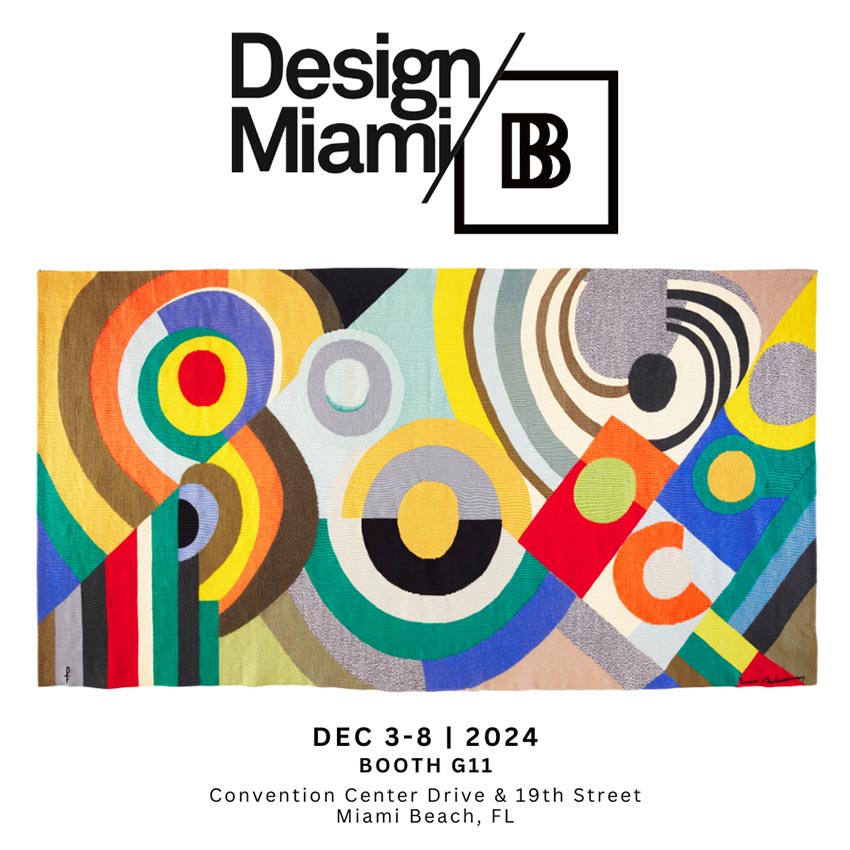 Design Miami Announcement Boccara 2024