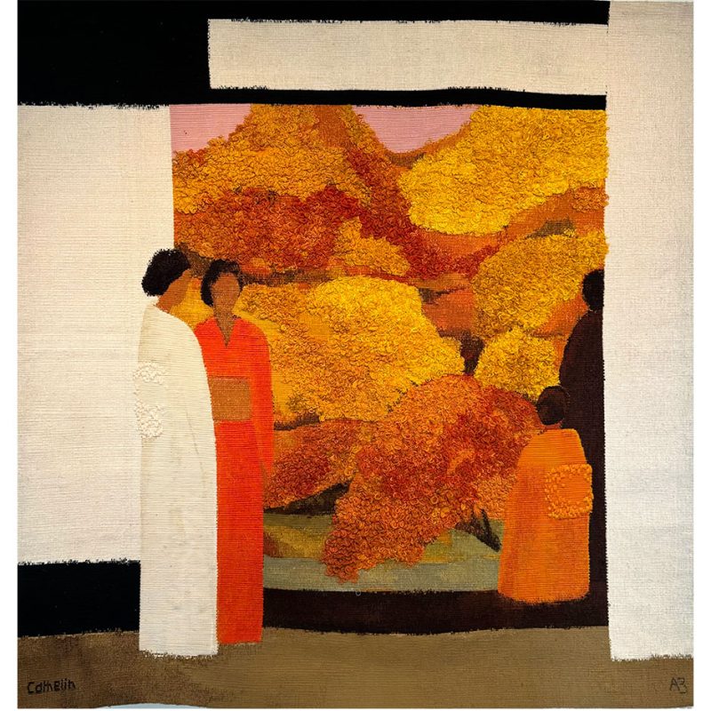 Bernard Cathelin "Ville Imperiale de Katsura en Automne" Tapestry