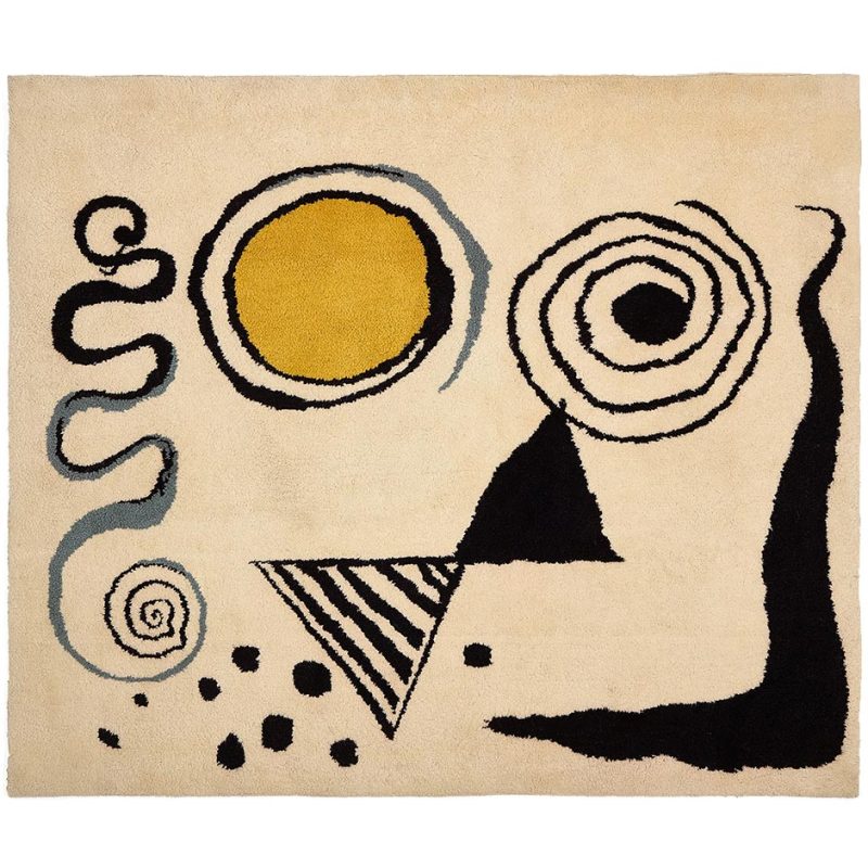 Cercle jaune Rug — Alexander Calder