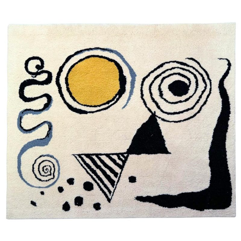Alexander Calder "Cercle jaune" Rug