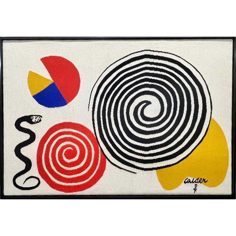Alexander Calder "La Poire, Le Fromage, et Le Serpent" Tapestry