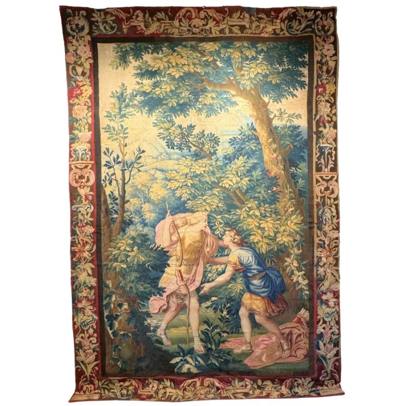17th Century Brussels Tapestry, History of Diana