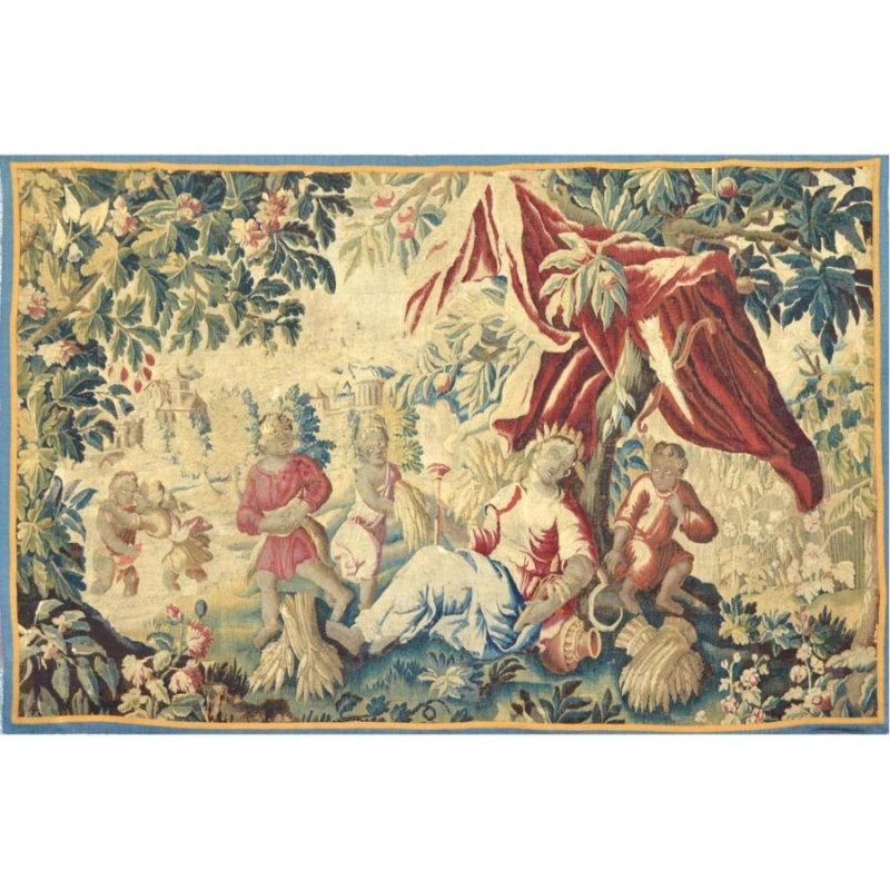18th Century Aubusson Tapestry, Allegory of Summer (Ceres)