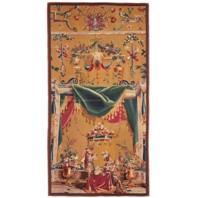18th Century Beauvais Tapestry, Design after Jean Berain