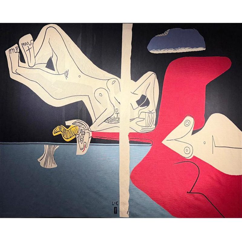 Le Corbusier La licorne passe sur la mer Tapestry