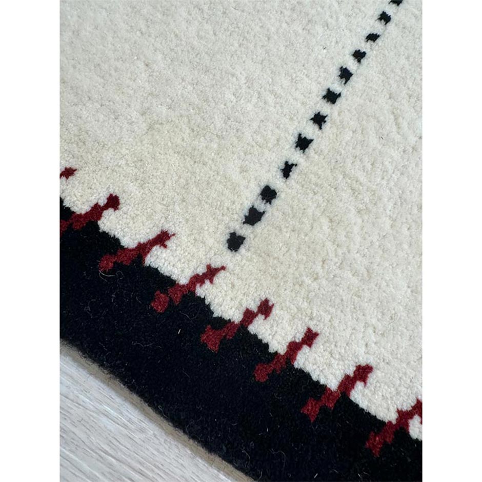 Didier Marien N.77 white rug