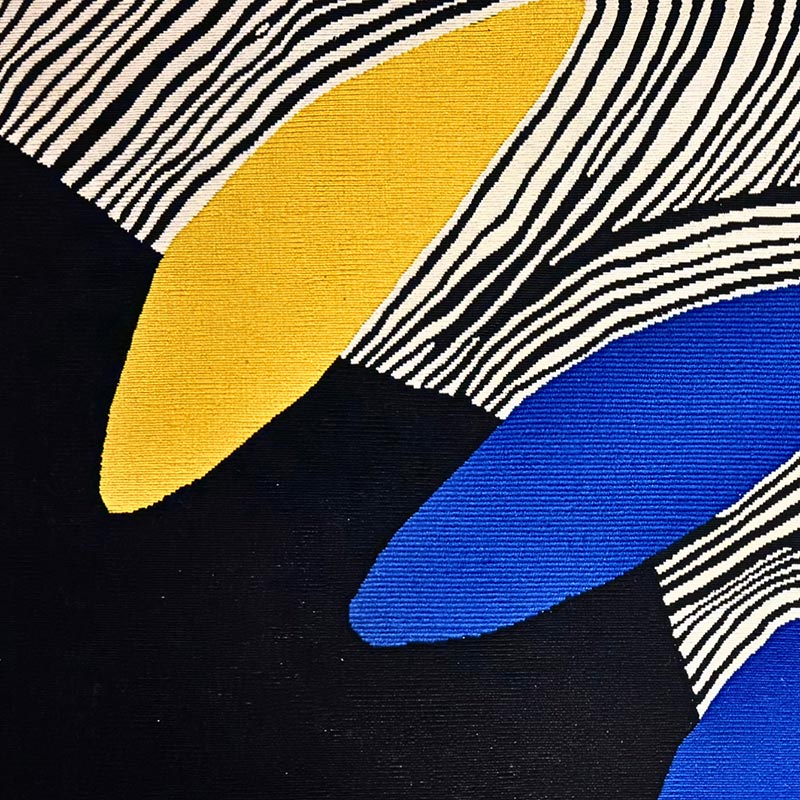 Glacier with Colored Petals | Alexander Calder aubusson Tapestry